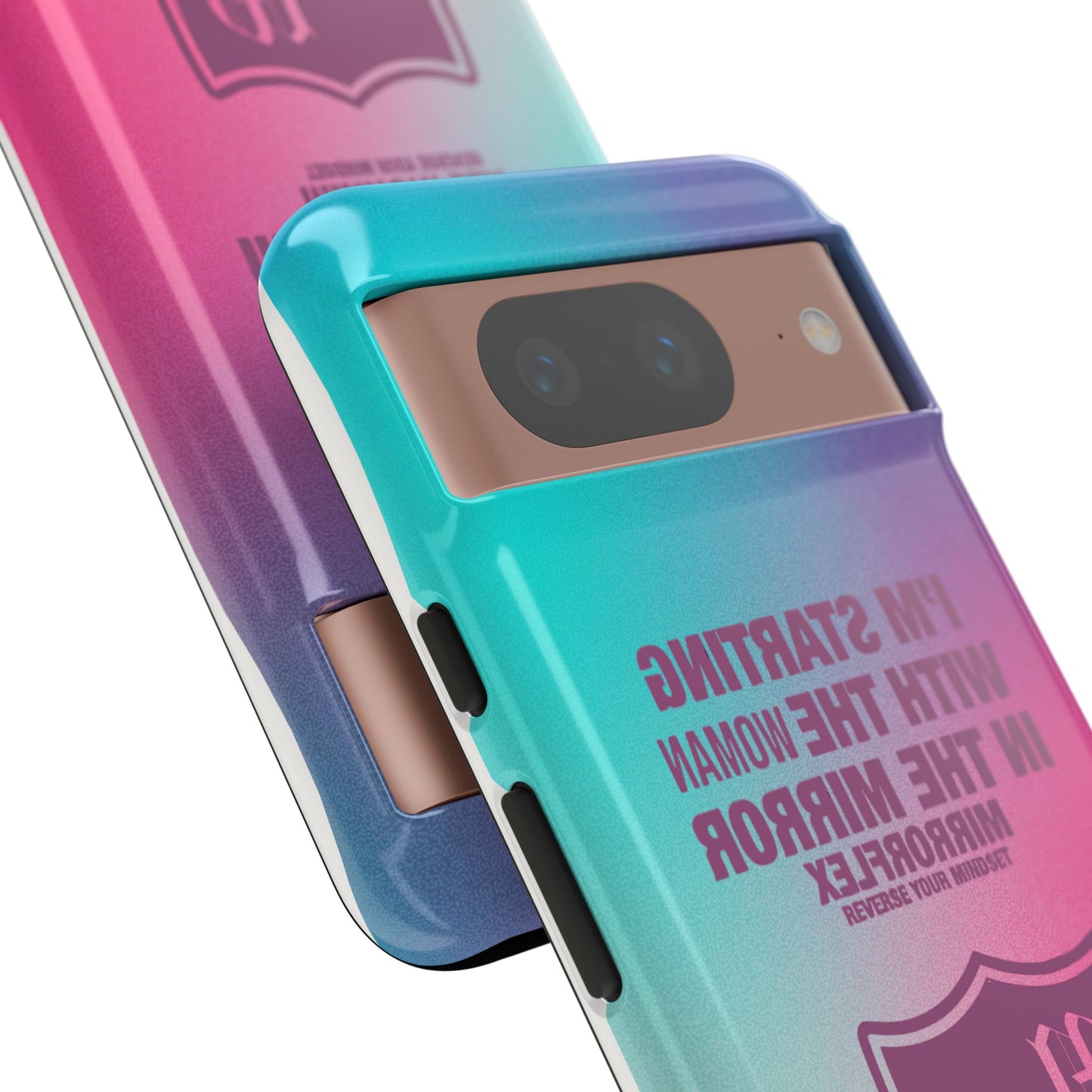 Empowering Phone Case - 'Starting with the Woman in the Mirror' Design