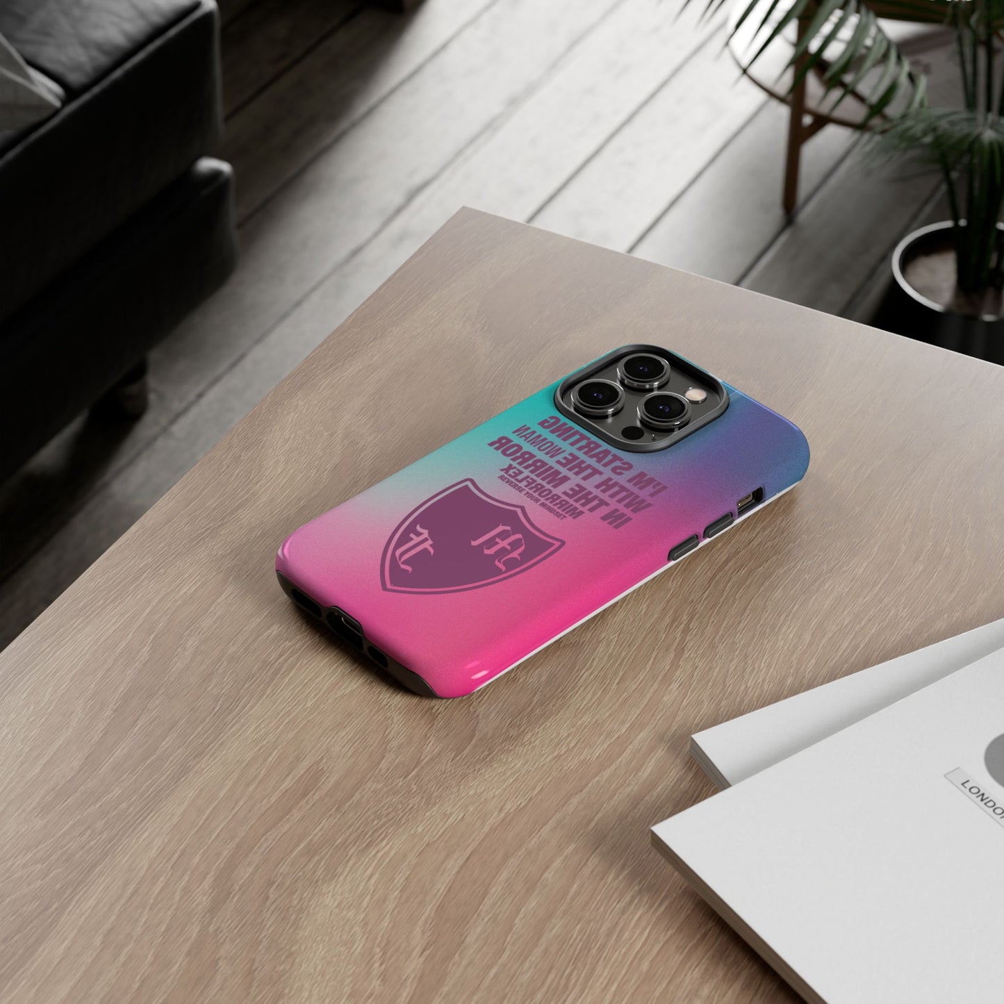 Empowering Phone Case - 'Starting with the Woman in the Mirror' Design