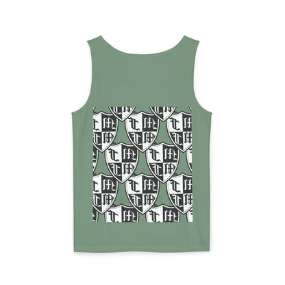 Unisex Garment-Dyed Tank Top - 'I Came to Win' Motivational Gym Wear