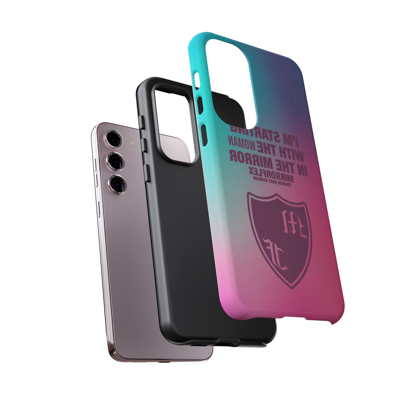Empowering Phone Case - 'Starting with the Woman in the Mirror' Design
