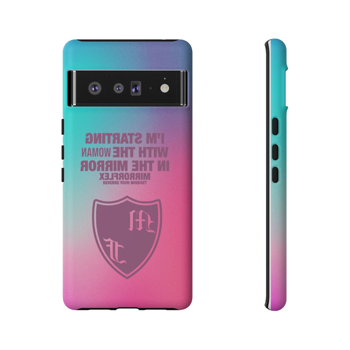 Empowering Phone Case - 'Starting with the Woman in the Mirror' Design
