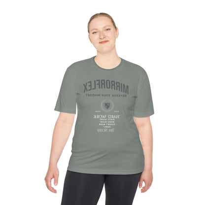 Motivational Unisex Moisture Wicking Tee - 'Reverse Your Mindset' Fitness Shirt