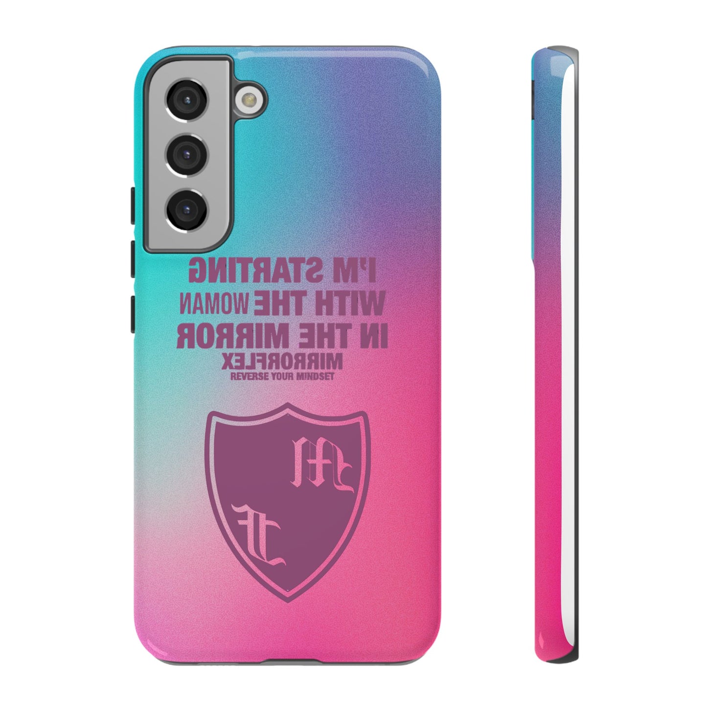 Empowering Phone Case - 'Starting with the Woman in the Mirror' Design