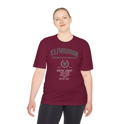 Motivational Unisex Moisture Wicking Tee - 'Reverse Your Mindset' Fitness Shirt