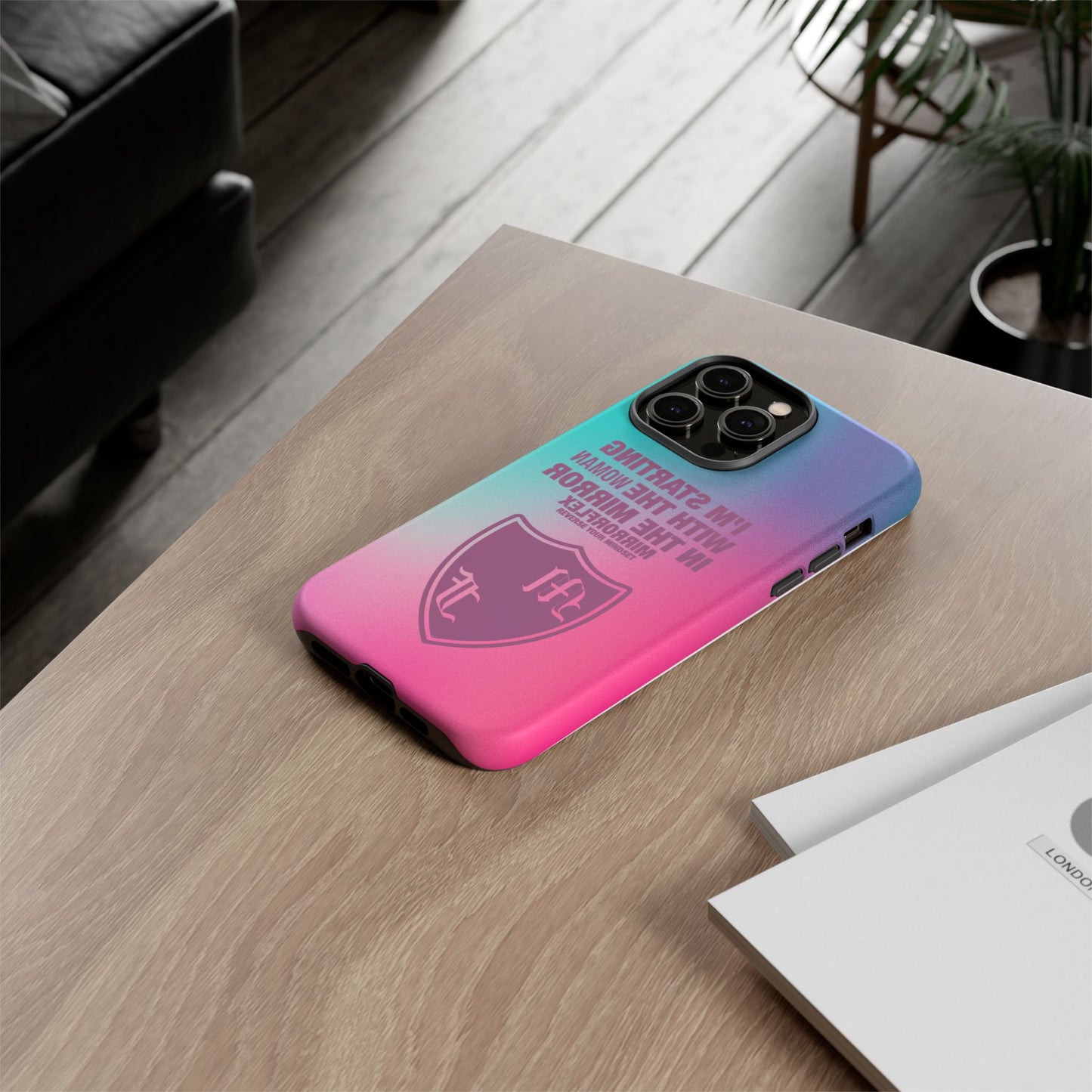 Empowering Phone Case - 'Starting with the Woman in the Mirror' Design