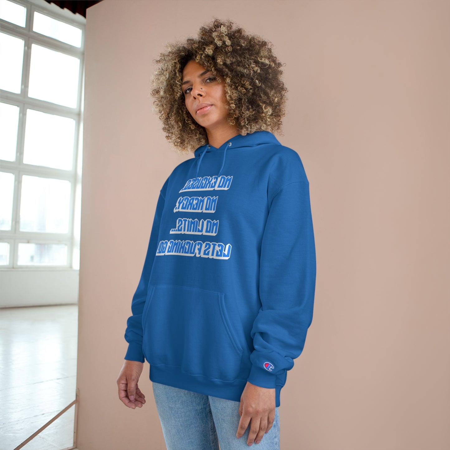 Motivational Champion Hoodie - No Excuses, No Mercy, No Limits!