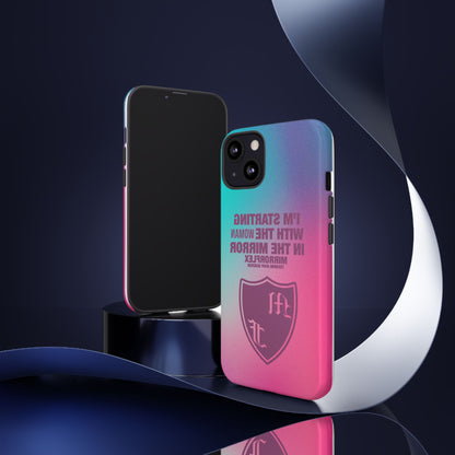 Empowering Phone Case - 'Starting with the Woman in the Mirror' Design