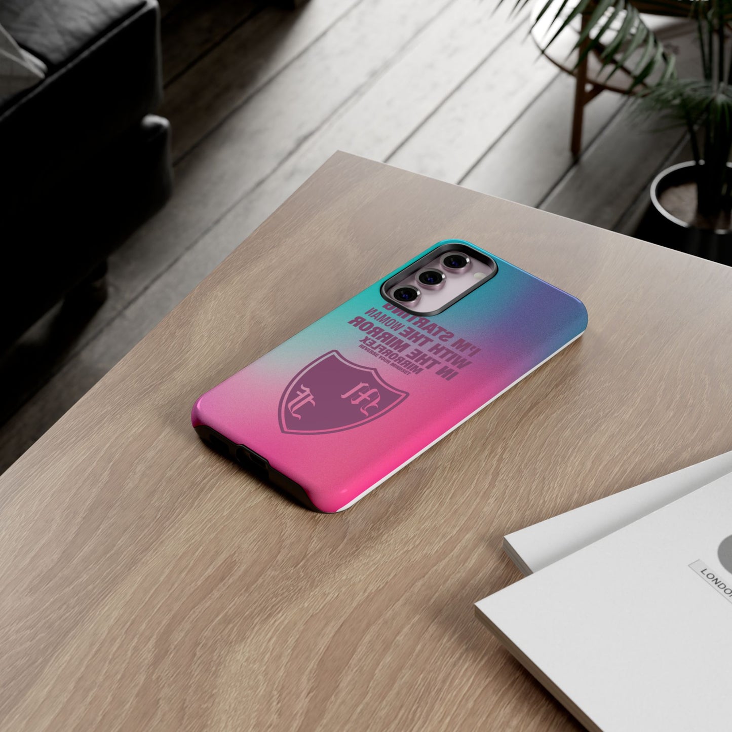 Empowering Phone Case - 'Starting with the Woman in the Mirror' Design