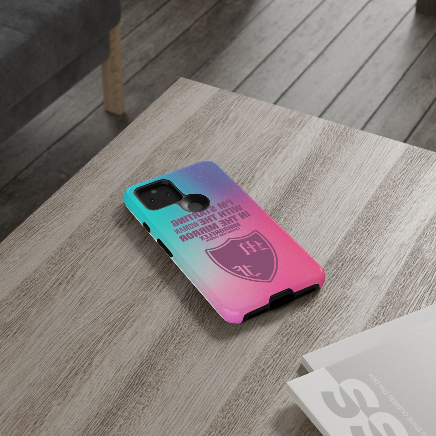 Empowering Phone Case - 'Starting with the Woman in the Mirror' Design