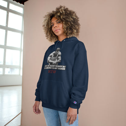 Motivational Champion Hoodie - 'WIN' Quote | Fitness Apparel