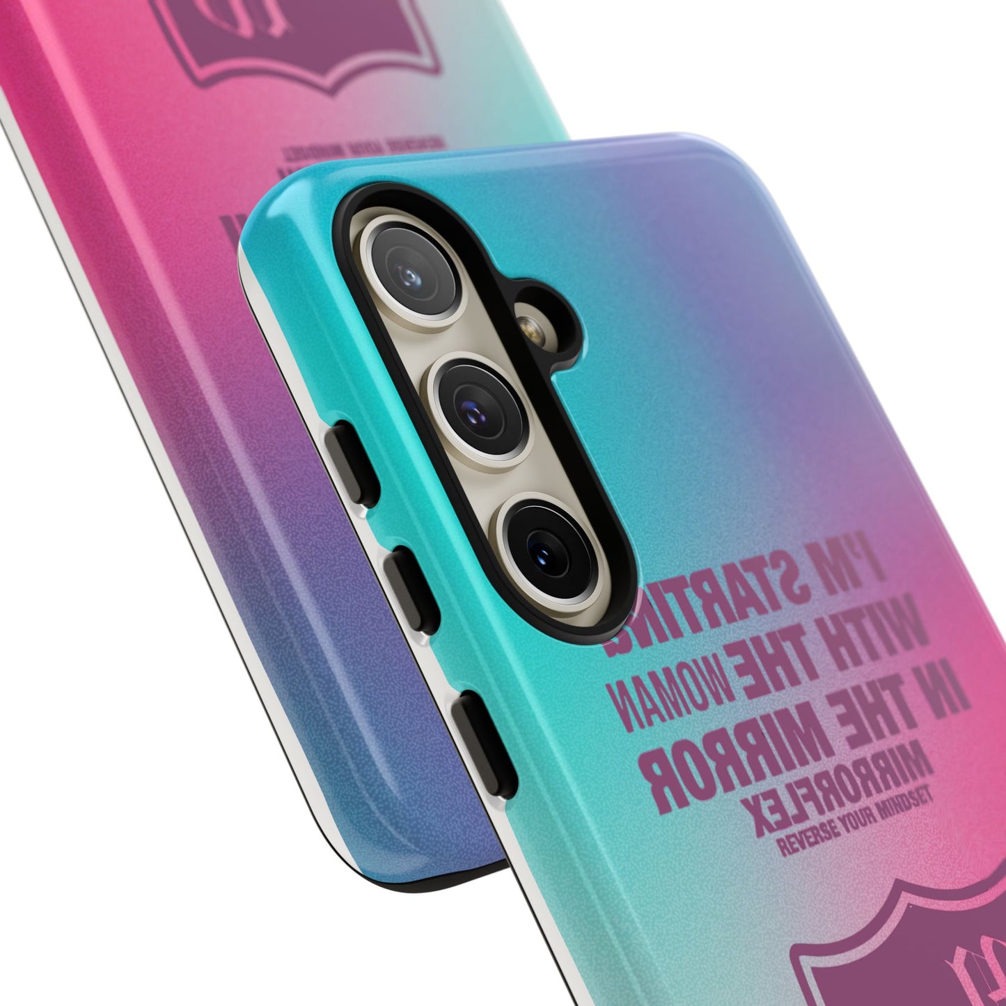 Empowering Phone Case - 'Starting with the Woman in the Mirror' Design