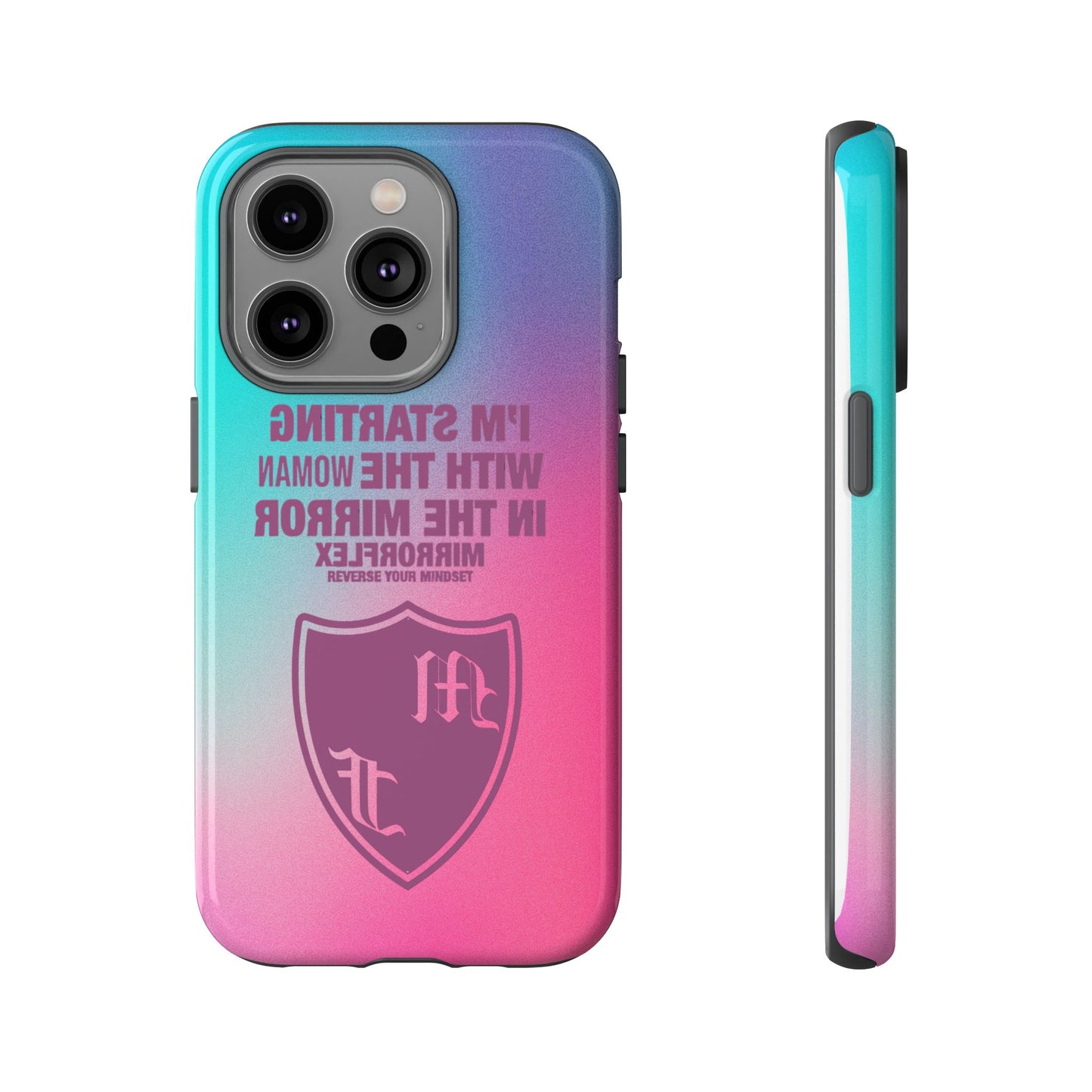 Empowering Phone Case - 'Starting with the Woman in the Mirror' Design