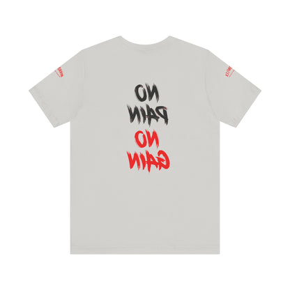 Graphic Motivational Unisex Tee - "No Pain No Gain"
