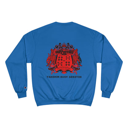 Champion Sweatshirt - 'No One Remembers the Outsider' Statement Crewneck - Stylish, Comfortable, Perfect for Friends and Family Gatherings