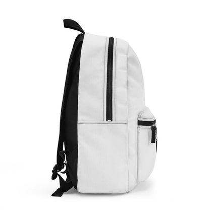 Minimalist Mirrored Logo Backpack for Everyday Use