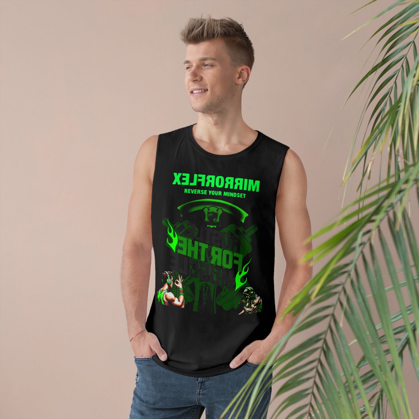 Hustle & Muscle Unisex Tank Top - Graphic Fitness Wear