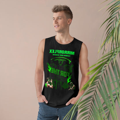 Hustle & Muscle Unisex Tank Top - Graphic Fitness Wear