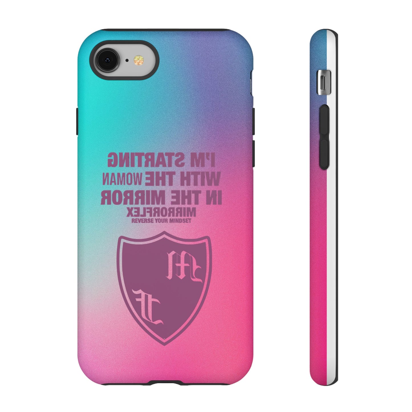 Empowering Phone Case - 'Starting with the Woman in the Mirror' Design