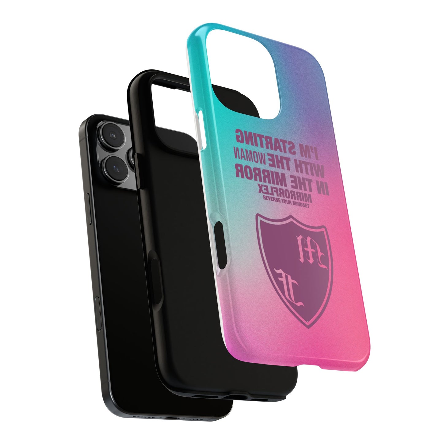 Empowering Phone Case - 'Starting with the Woman in the Mirror' Design