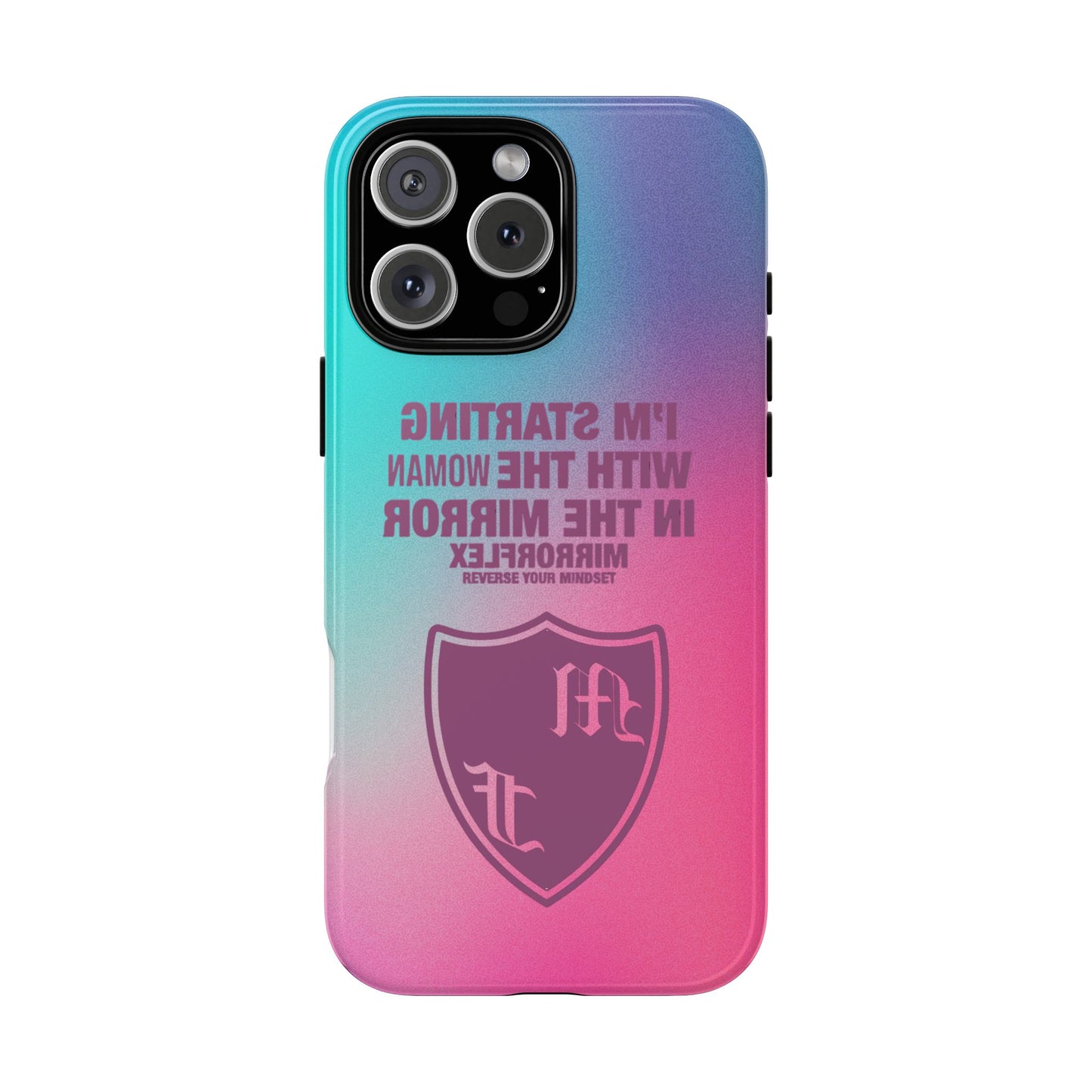 Empowering Phone Case - 'Starting with the Woman in the Mirror' Design