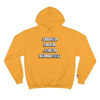 Motivational Champion Hoodie - No Excuses, No Mercy, No Limits!