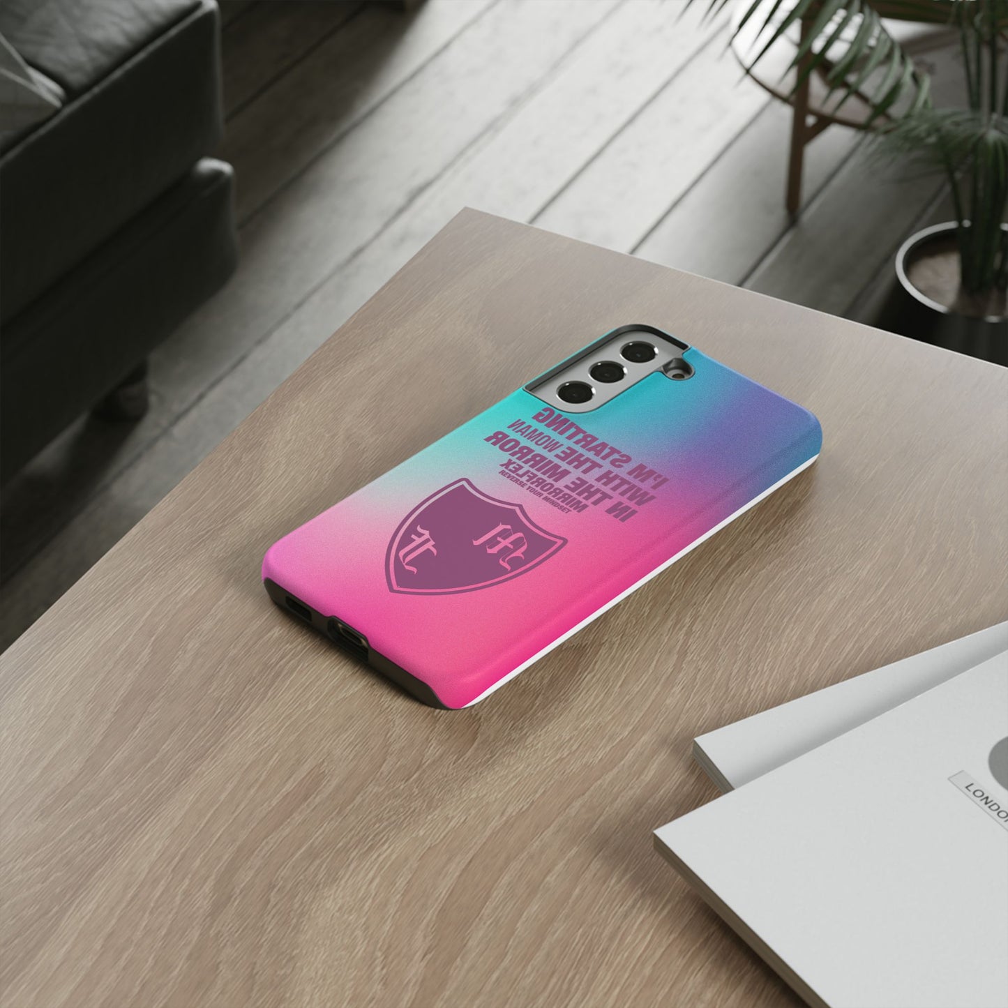 Empowering Phone Case - 'Starting with the Woman in the Mirror' Design