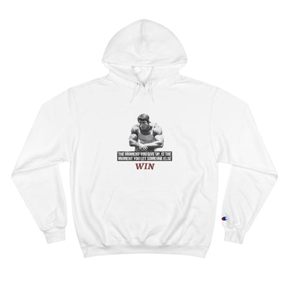 Motivational Champion Hoodie - 'WIN' Quote | Fitness Apparel