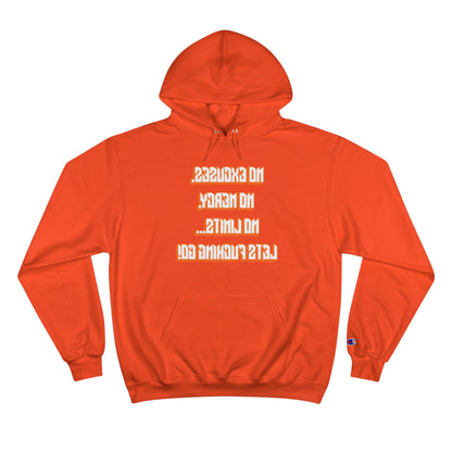 Motivational Champion Hoodie - No Excuses, No Mercy, No Limits!