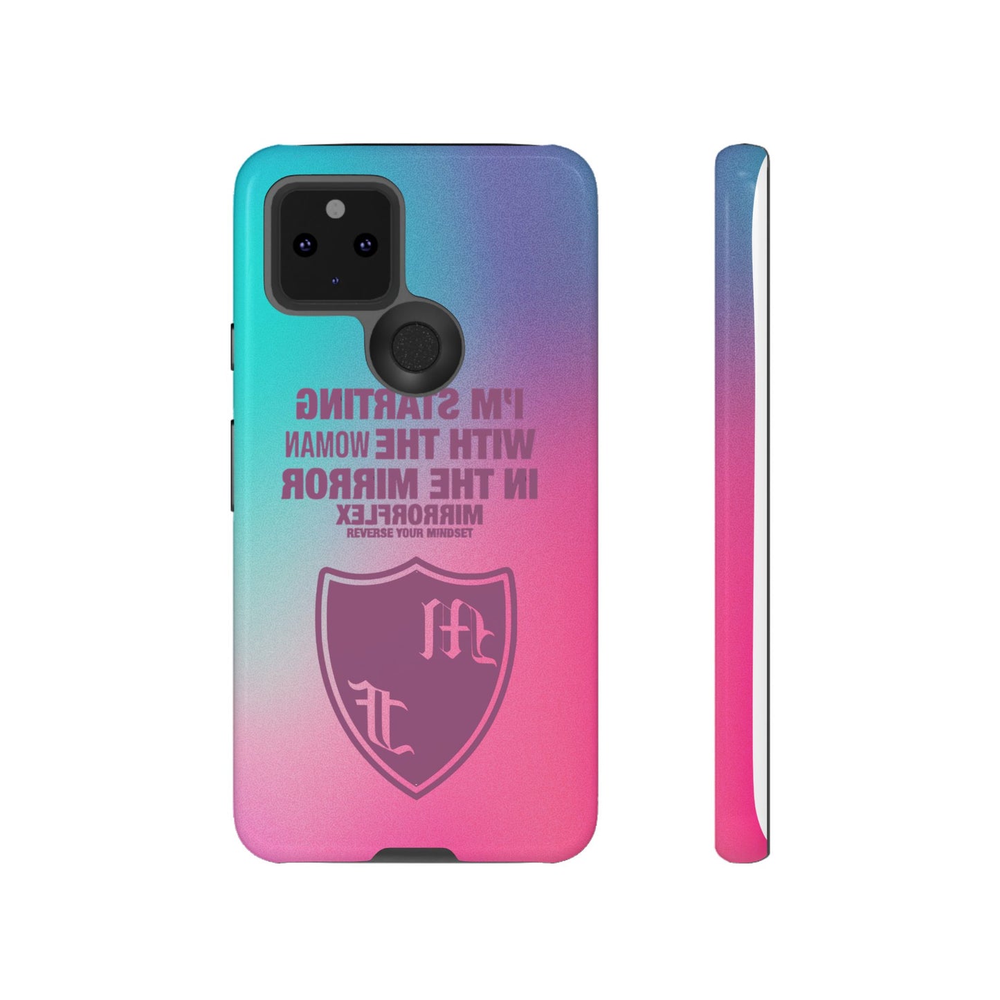 Empowering Phone Case - 'Starting with the Woman in the Mirror' Design