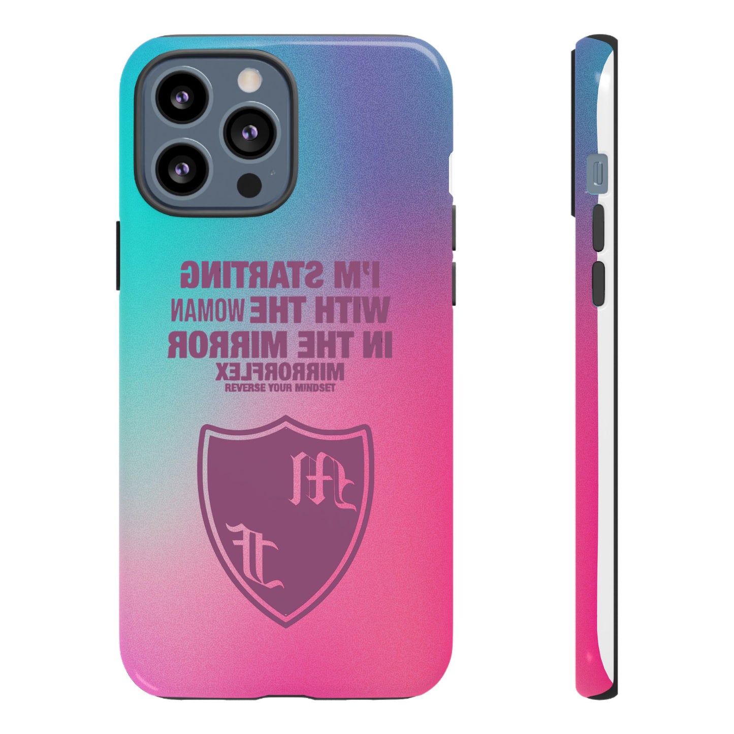 Empowering Phone Case - 'Starting with the Woman in the Mirror' Design
