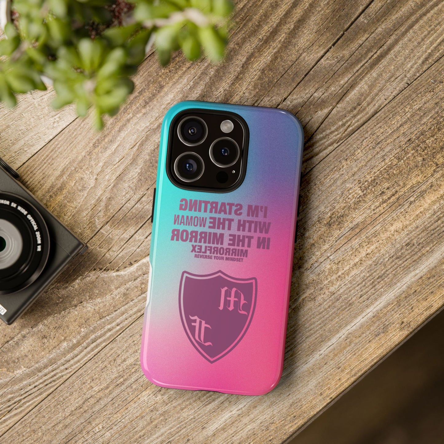 Empowering Phone Case - 'Starting with the Woman in the Mirror' Design