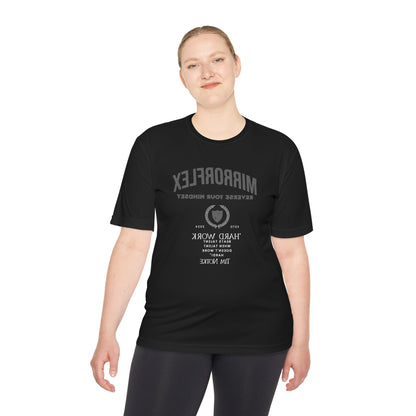 Motivational Unisex Moisture Wicking Tee - 'Reverse Your Mindset' Fitness Shirt