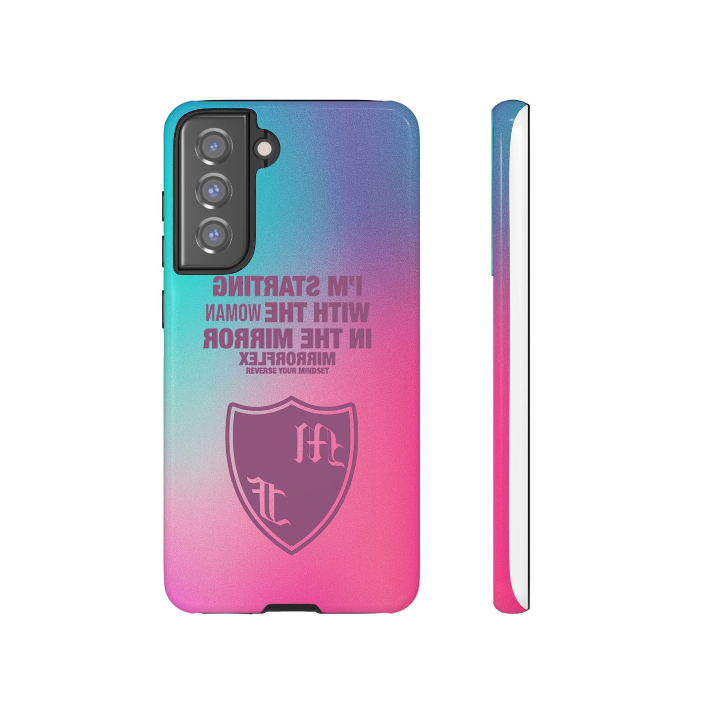 Empowering Phone Case - 'Starting with the Woman in the Mirror' Design