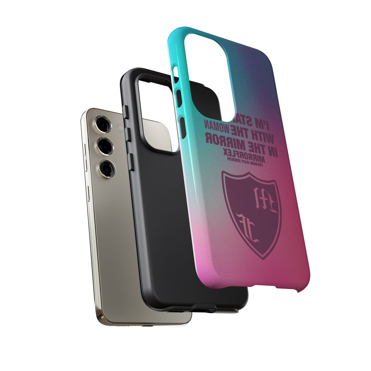 Empowering Phone Case - 'Starting with the Woman in the Mirror' Design