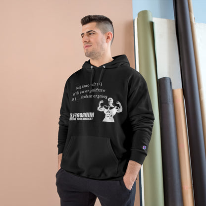 Motivational Champion Hoodie - Reverse Your Mindset, Fitness Inspiration, Gym Wear