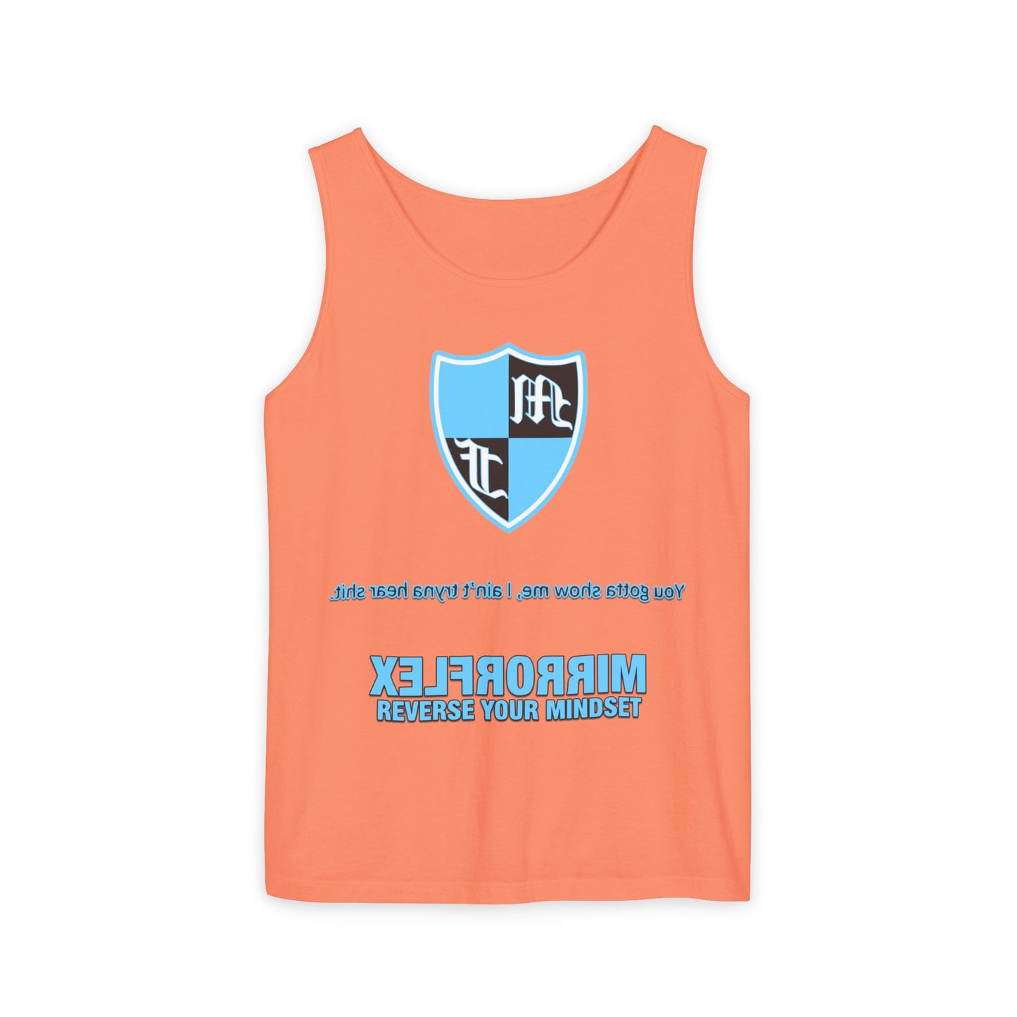 Unisex Tank Top - 'Reverse Your Mindset' Motivational Graphic Tee