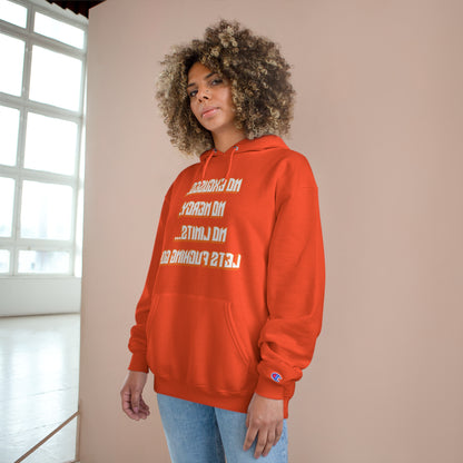Motivational Champion Hoodie - No Excuses, No Mercy, No Limits!