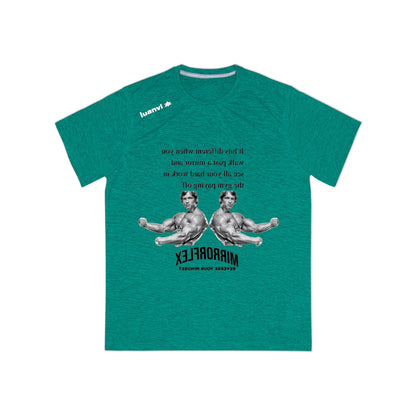Men's Motivational Sports T-Shirt - MirrorFlex Gym Wear