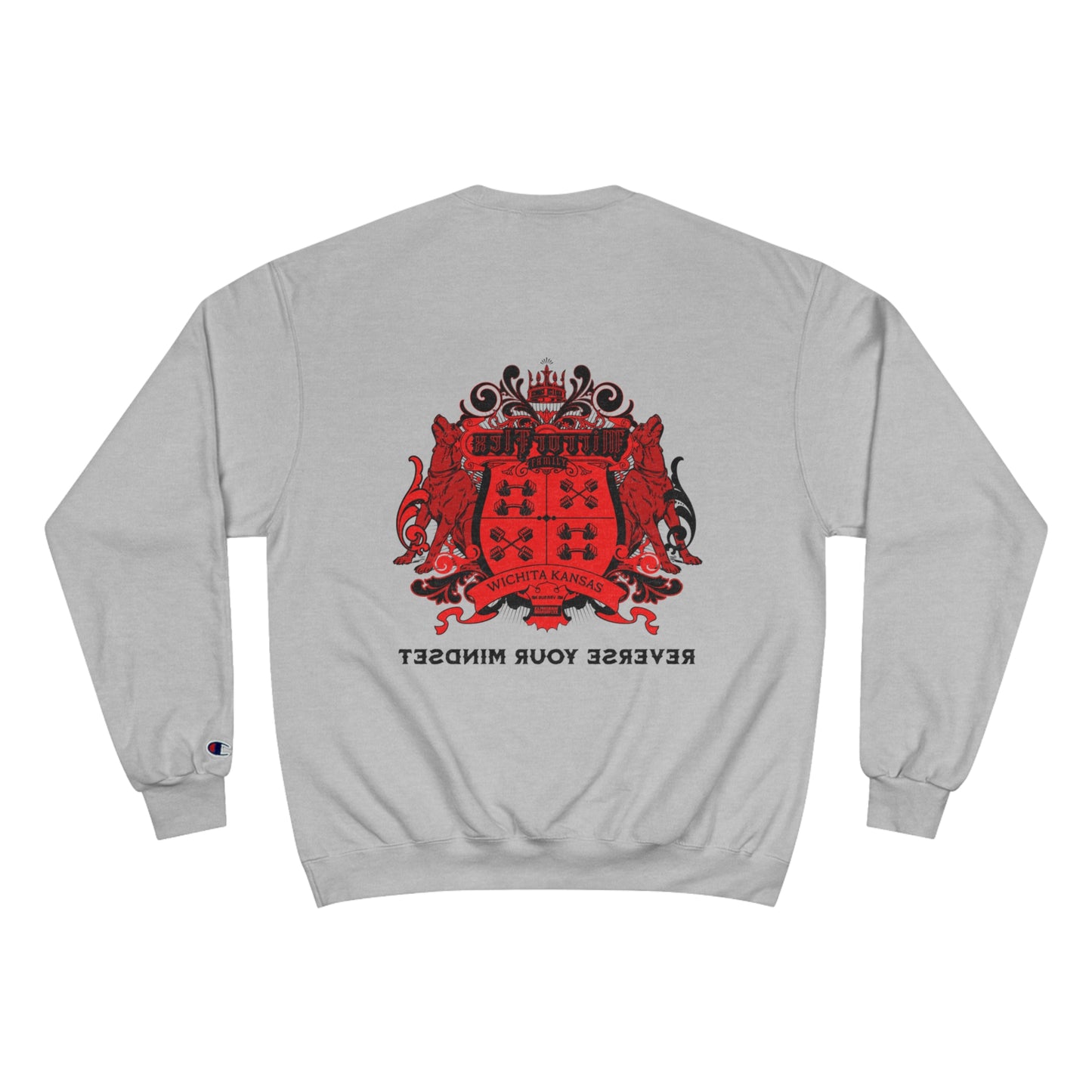 Champion Sweatshirt - 'No One Remembers the Outsider' Statement Crewneck - Stylish, Comfortable, Perfect for Friends and Family Gatherings