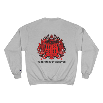 Champion Sweatshirt - 'No One Remembers the Outsider' Statement Crewneck - Stylish, Comfortable, Perfect for Friends and Family Gatherings
