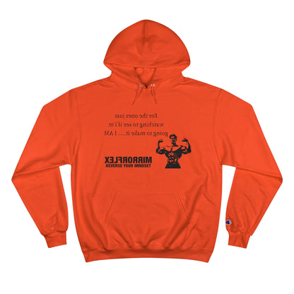 Motivational Champion Hoodie - Reverse Your Mindset, Fitness Inspiration, Gym Wear