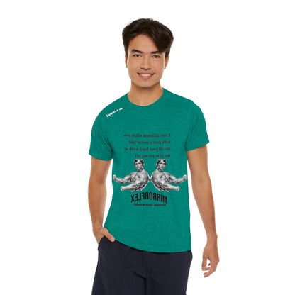 Men's Motivational Sports T-Shirt - MirrorFlex Gym Wear
