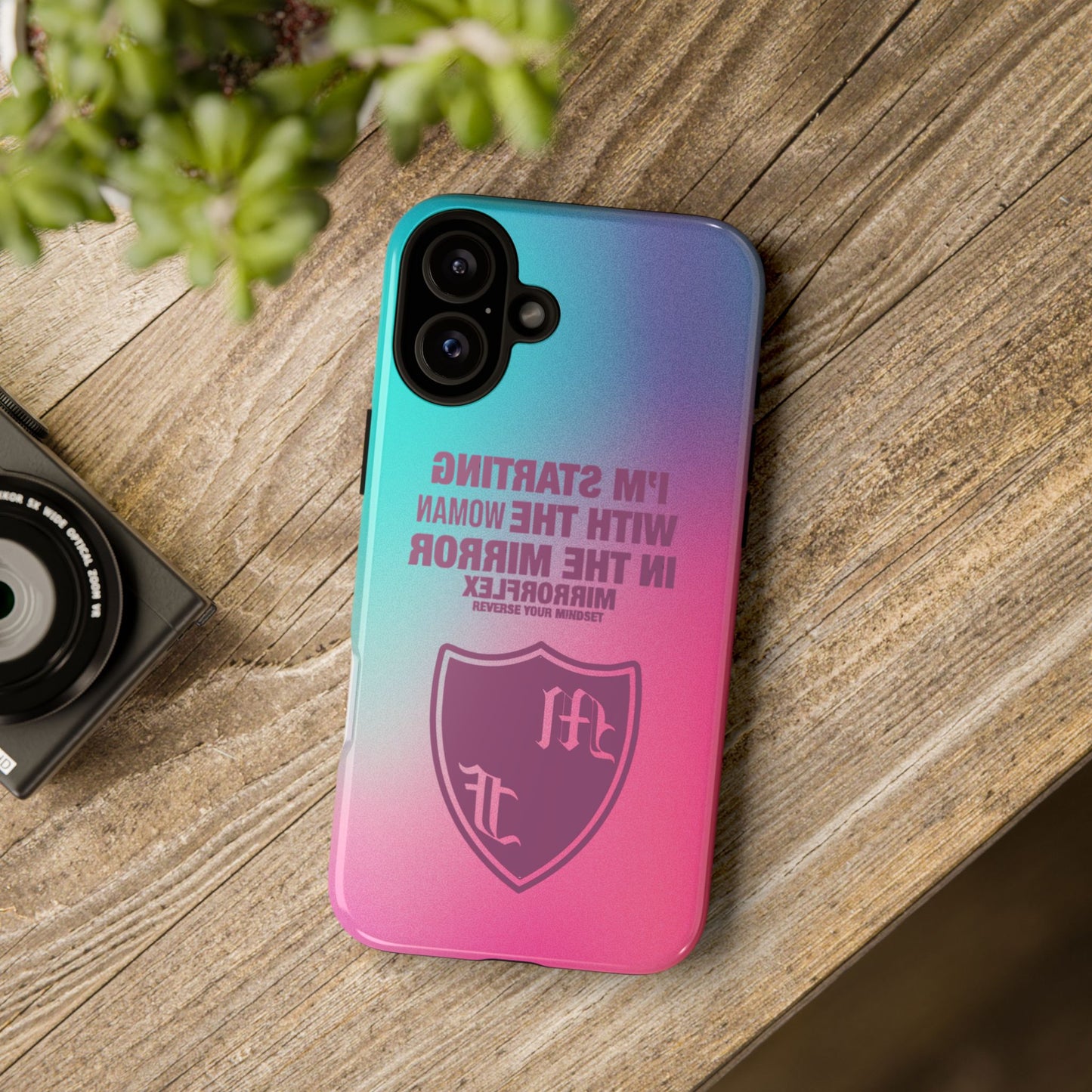 Empowering Phone Case - 'Starting with the Woman in the Mirror' Design