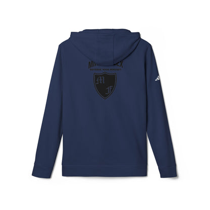 Adidas Unisex Fleece Hoodie - Motivational Fitness Sweatshirt with ‘Stay Classy’ Design