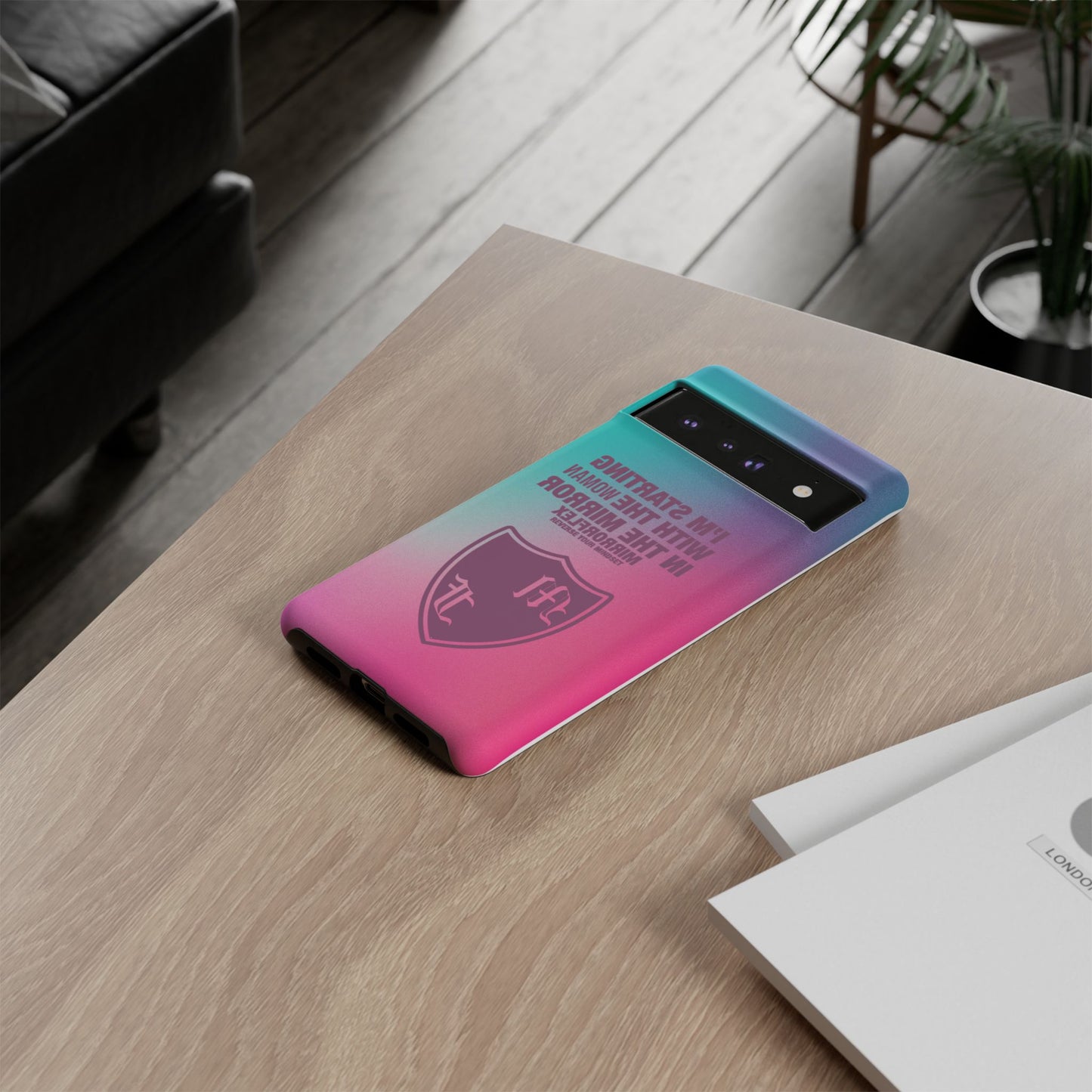 Empowering Phone Case - 'Starting with the Woman in the Mirror' Design