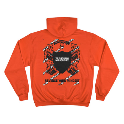 Motivational Champion Hoodie - Reverse Your Mindset, Fitness Inspiration, Gym Wear