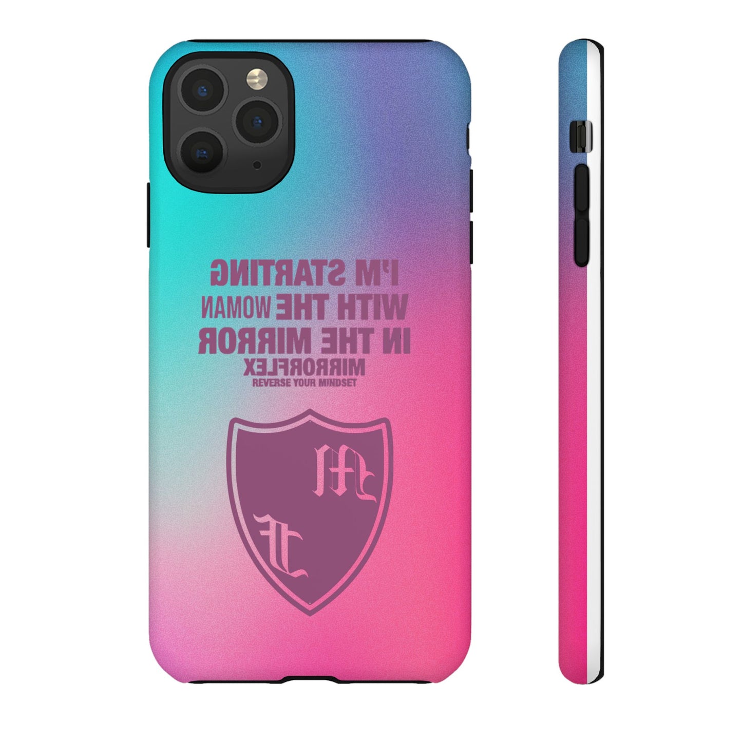 Empowering Phone Case - 'Starting with the Woman in the Mirror' Design