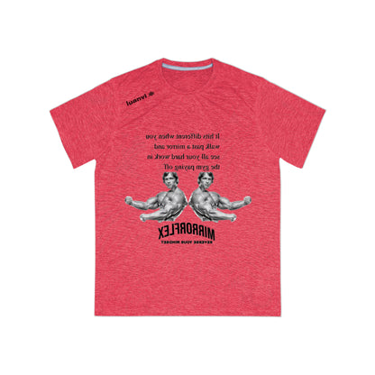 Men's Motivational Sports T-Shirt - MirrorFlex Gym Wear