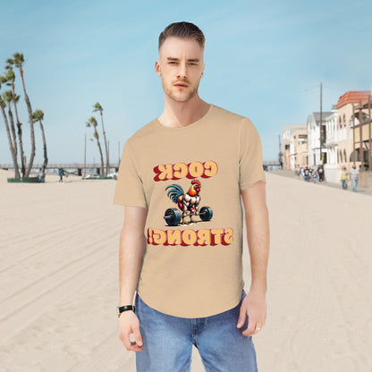 Men's Jersey Curved Hem Tee