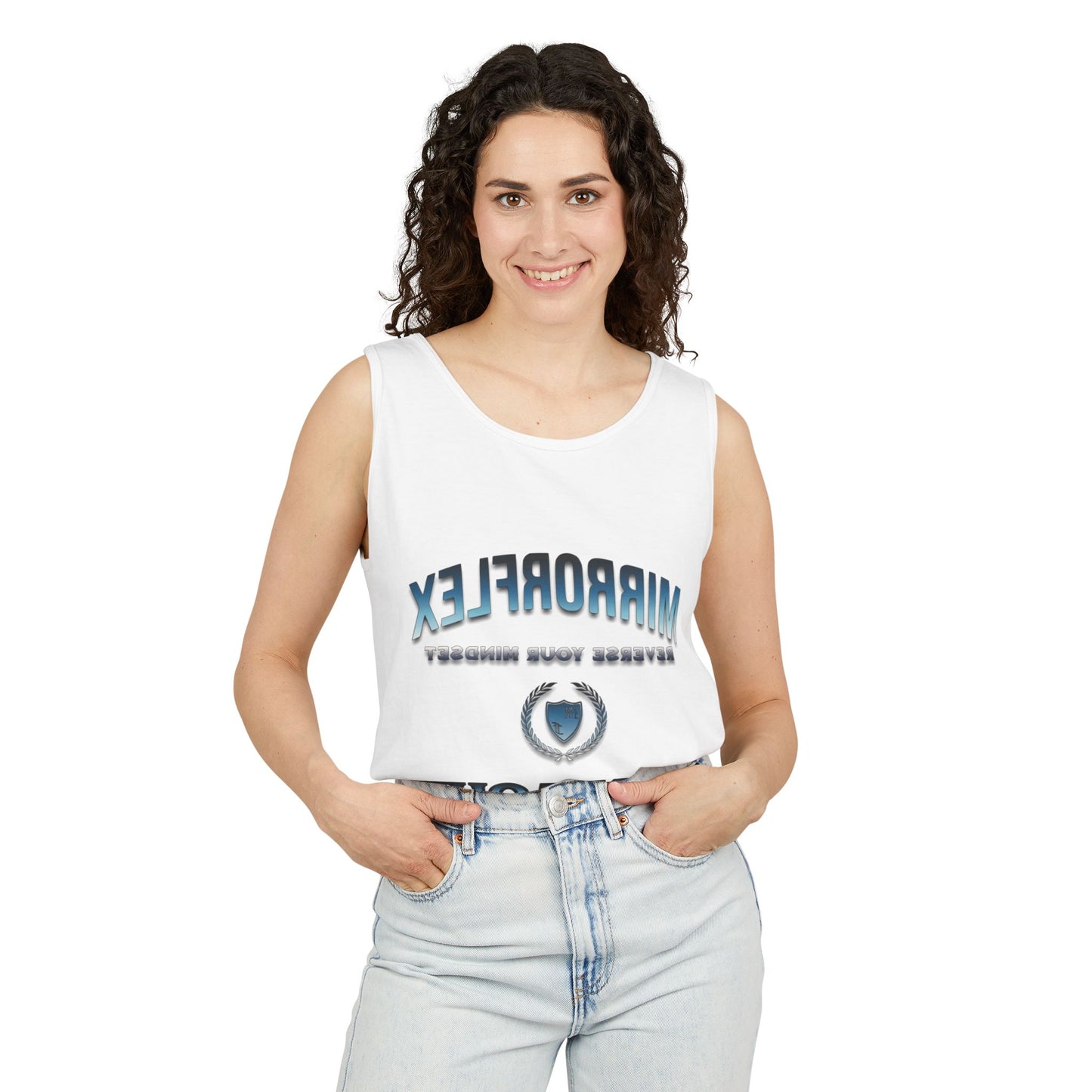 Unisex Garment-Dyed Tank Top - "Don't Quit" Motivational Shirt for Athletes & Casual Wear